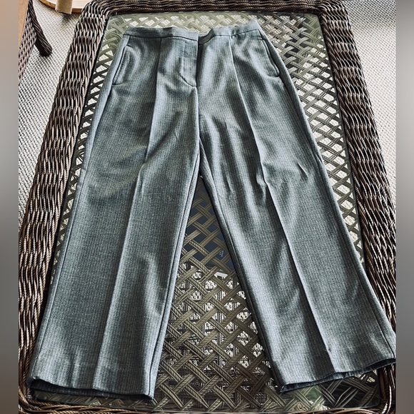 Liz Claiborne “ Kylie” Stain Resistant Polyester Gray Straight Leg Pant. P 10 - Picture 1 of 7